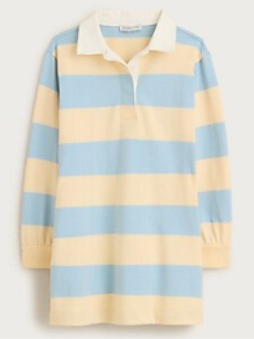 J. Crew Crewcuts Girls Rugby Polo Dress Blue & Yellow Size L 10 or XL 12 NWT